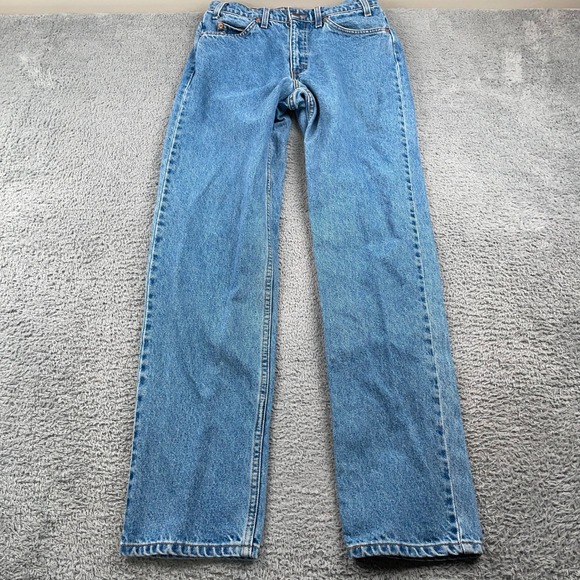 Levi's Other - Vintage Levis Jeans Mens 32x34 Fits 29x34 Blue 550 Relaxed Fit Orange Tab 90s